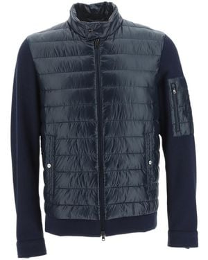 Herno Zipped Padded Down Jacket - Blue