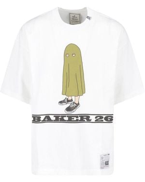 Maison Mihara Yasuhiro Crew-Neck T-Shirt - White