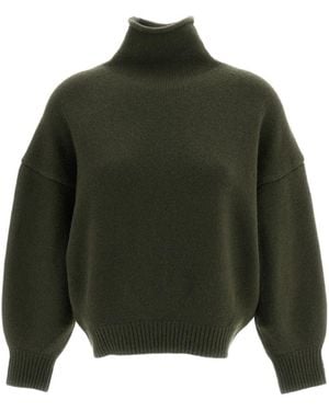 arch4 Long-Sleeve High-Neck Jumper - Green