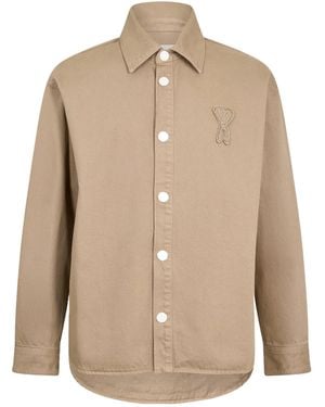 Ami Paris Simple Lightweight Outerwear - Natural