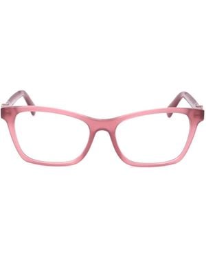 Moncler Eyewear Rectangle Frame Glasses - Pink
