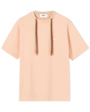 Ambush Drawstring Crewneck T-Shirt - Pink