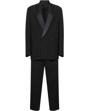 Giorgio Armani Two Piece Tailored Suit - Black