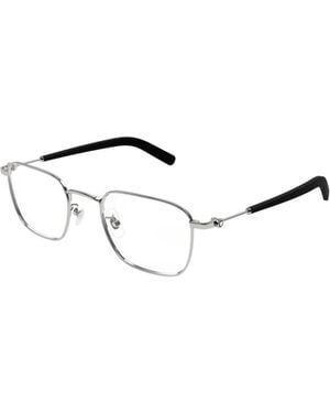 Montblanc Eyewear Square Frame Glasses - White