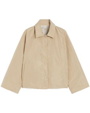 Weekend by Maxmara Reversible Taffeta Jacket - Natural