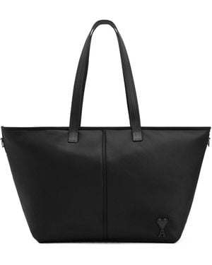 Ami Paris Ami Small Marcel Tote Bag - Black