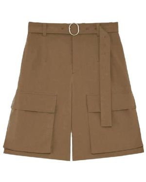 Jil Sander 146 Shorts - Brown