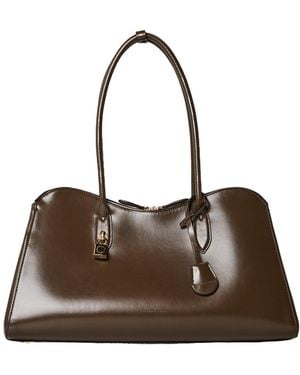 Stella McCartney Shiny Ryder Top Handle Bag - Brown