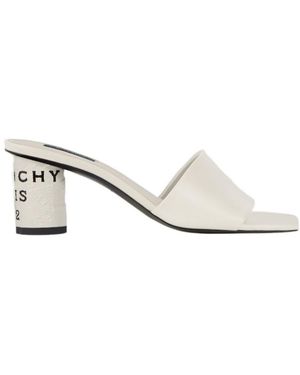 Givenchy Tape Heeled Mules - White