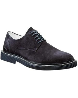 Armani Jeans Round Head Business Casual Shoes - Blue