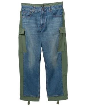 Junya Watanabe X Levi's Cargo Trousers - Blue
