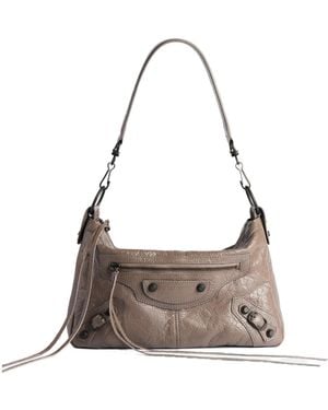 Balenciaga Le City Moto Small Shoulder Bag - Brown