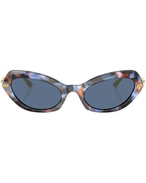Dolce & Gabbana Eyewear Butterfly Frame Sunglasses - Blue
