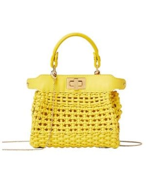 Fendi Nano Peekaboo - Yellow