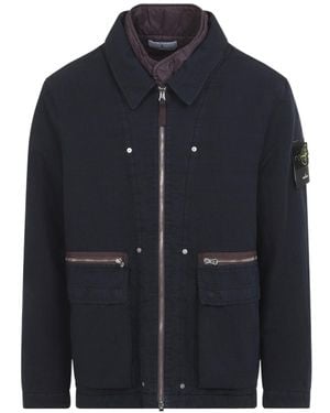 Stone Island Field Jacket - Blue