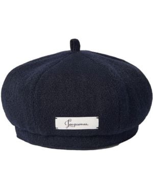 Jacquemus Logo Patch Hat - Blue