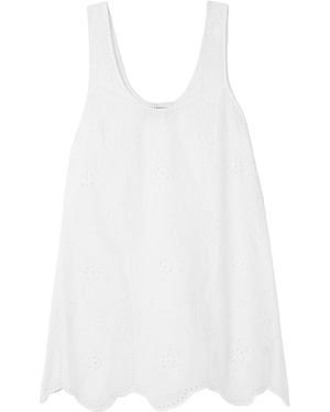 Matteau Anglaise Cotton Mini Dress - White