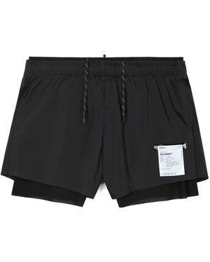 Satisfy Techsilk Layered Shorts - Black