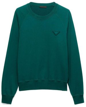 Prada Long-Sleeved Sweatshirt - Green