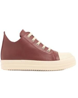 Rick Owens Laceup Sneakers - Pink