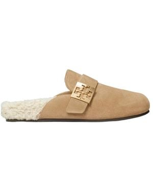 Tory Burch Mellow Mules - Natural