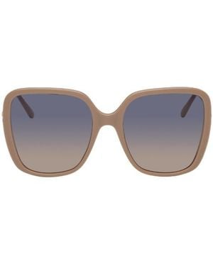 Chloé Chlo Eyewear Rectangular Frame Sunglasses - Grey