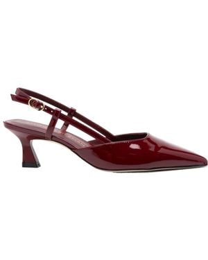 Stuart Weitzman Pointed High-Heeled Sandals - Red