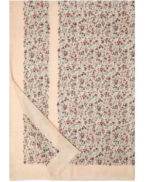 Loro Piana Arundel Gardens Stole Scarf - Natural