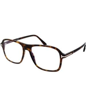 Tom Ford Logo Optical Glasses - Metallic