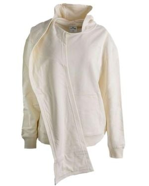 Courreges Courrèges Asymmetric Neck Sweatshirt - White