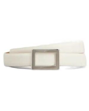 Roger Vivier Belle Vivier Belt - White