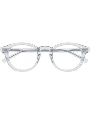 Saint Laurent Round-Frame Glasses - White