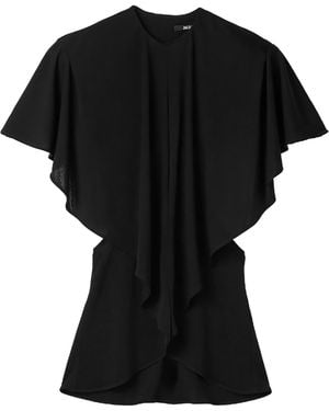 Jacquemus Pleated Top - Black