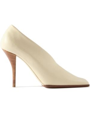 Alaïa Square-Toe High Heels - White