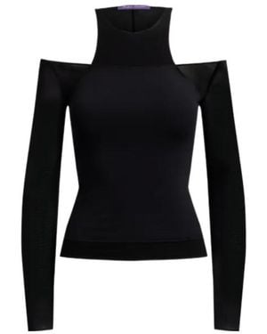 Ralph Lauren Maxine Layered Racerback Top - Black