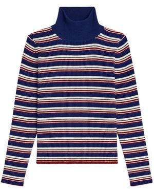 Celine Turtleneck Jumper - Blue