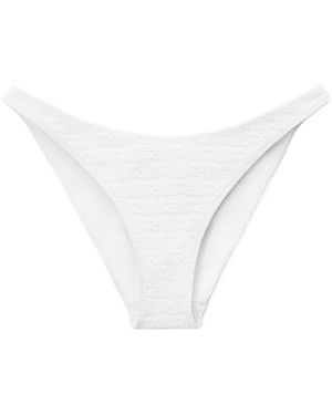 Alexander Wang T By High-Waisted Bikini Bottom - White