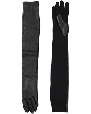 Maison Margiela Shearling Gloves - Black