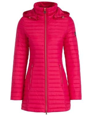 EA7 Logo Details Down Jacket - Pink