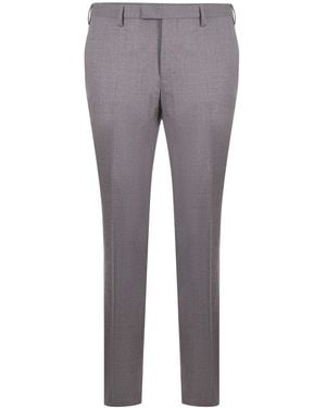 Pt Pantaloni Pt Torino Skinny Flannel Trousers - Grey