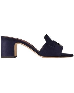 Loro Piana Summer Charms High-Heeled Sandals - Blue