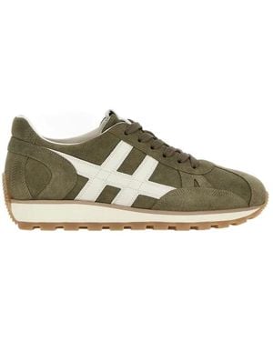 Hogan 86Er Suede Sneakers - Green