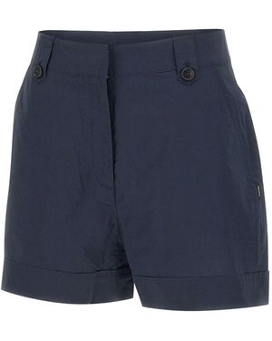 Woolrich High-Waisted Tailored Shorts - Blue
