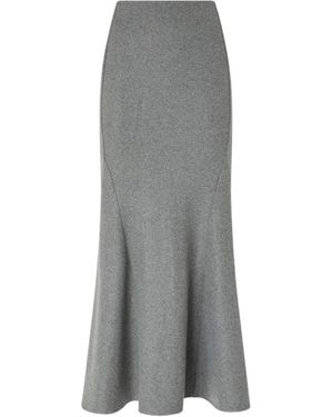 Pinko Flared Midi Skirt - Grey