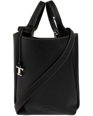 Tod's Shoulder Bag With Handle - Black