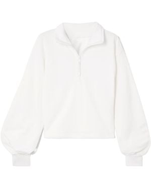 lululemon Cotton-Terry Half-Zip Sweatshirt - White