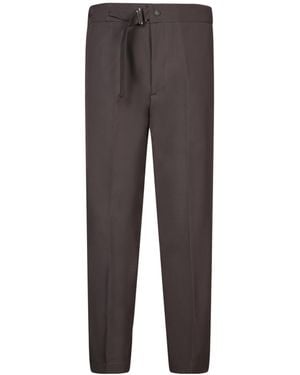 Costumein Trousers With Drawstring And Pockets - Grey