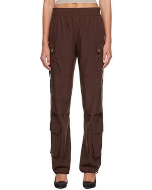 Dion Lee Pocket Overalls Casual Trousers - Brown