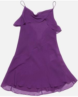 Acne Studios Silk Dress - Purple