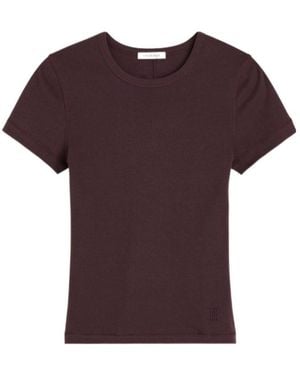 By Malene Birger Alicia Logo T-Shirt - Purple